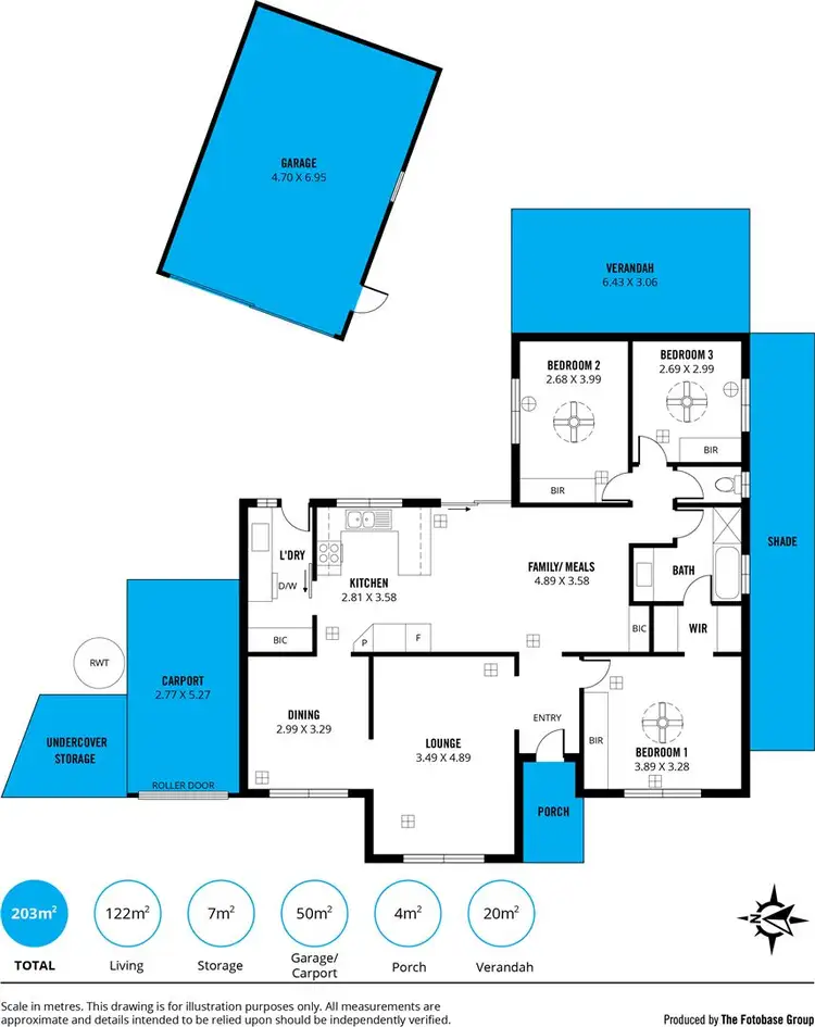 Floorplan of Homely house listing, 2A Redcraze Street, Aberfoyle Park SA 5159