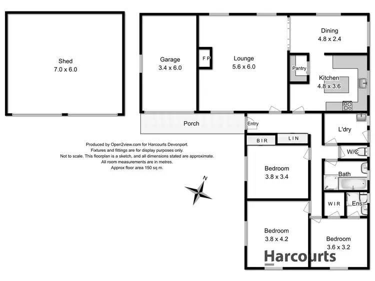 Floorplan of Homely house listing, 8 Roberts Court, Devonport TAS 7310