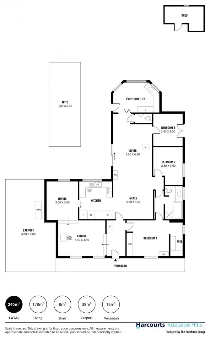 Floorplan of Homely house listing, 33 English Street, Hahndorf SA 5245
