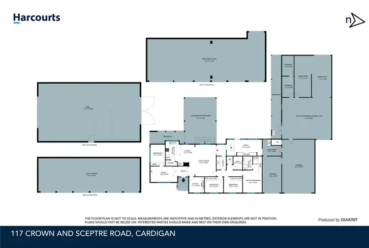Floorplan of Homely house listing, 117 Crown and Sceptre Road, Cardigan VIC 3352