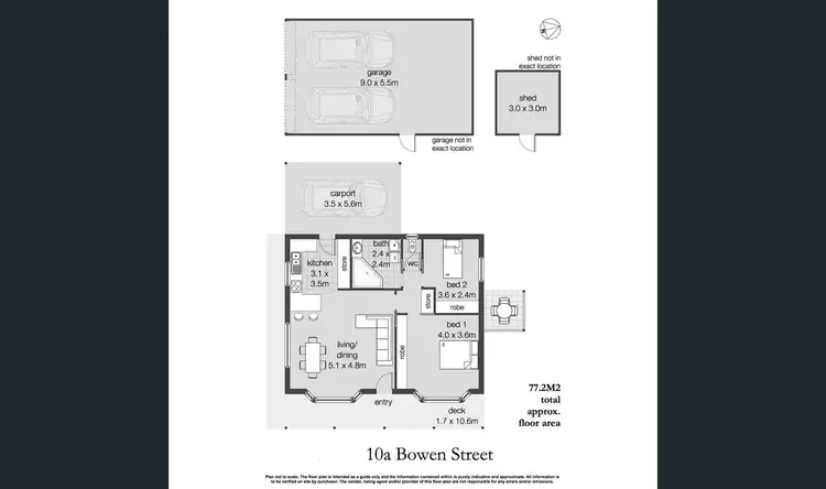 Floorplan of Homely house listing, 10A Bowen Street, Beauty Point TAS 7270
