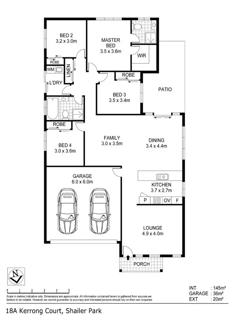 Floorplan of Homely house listing, 18A Kerrong Court, Shailer Park QLD 4128