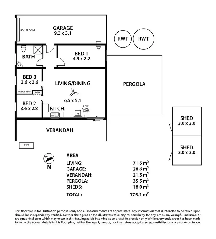 Floorplan of Homely house listing, 93 Shack Road, Swan Reach SA 5354