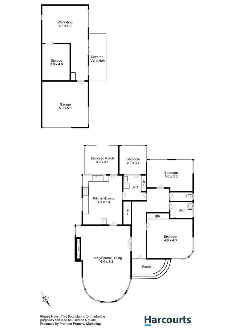 Floorplan of Homely house listing, 6 Herbert Street, Montrose TAS 7010
