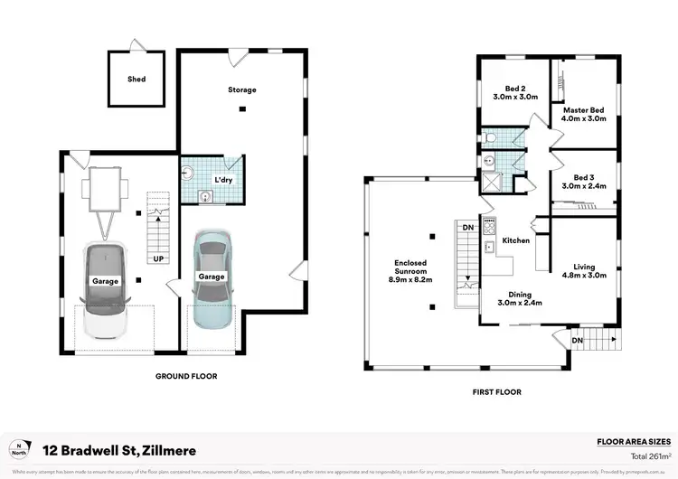 Floorplan of Homely house listing, 12 Bradwell street, Zillmere QLD 4034