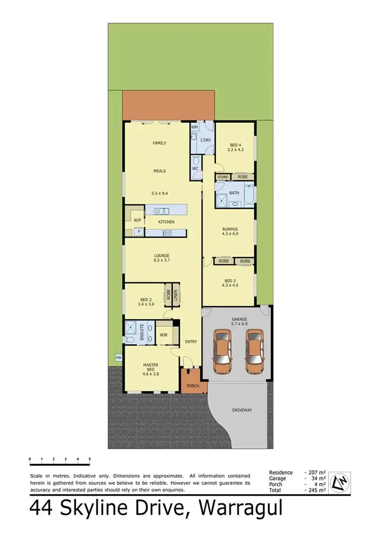 Floorplan of Homely house listing, 44 Skyline Drive, Warragul VIC 3820