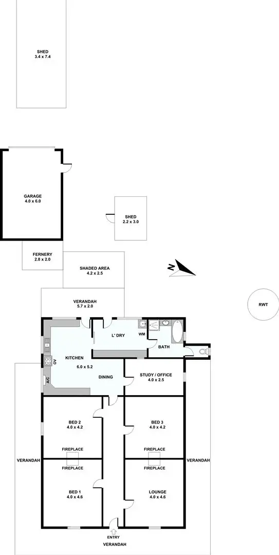 Floorplan of Homely house listing, 19 Swinden Street, Riverton SA 5412