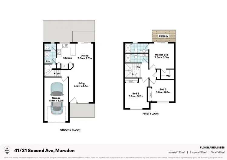 Floorplan of Homely townhouse listing, 41/21 Second Avenue, Marsden QLD 4132