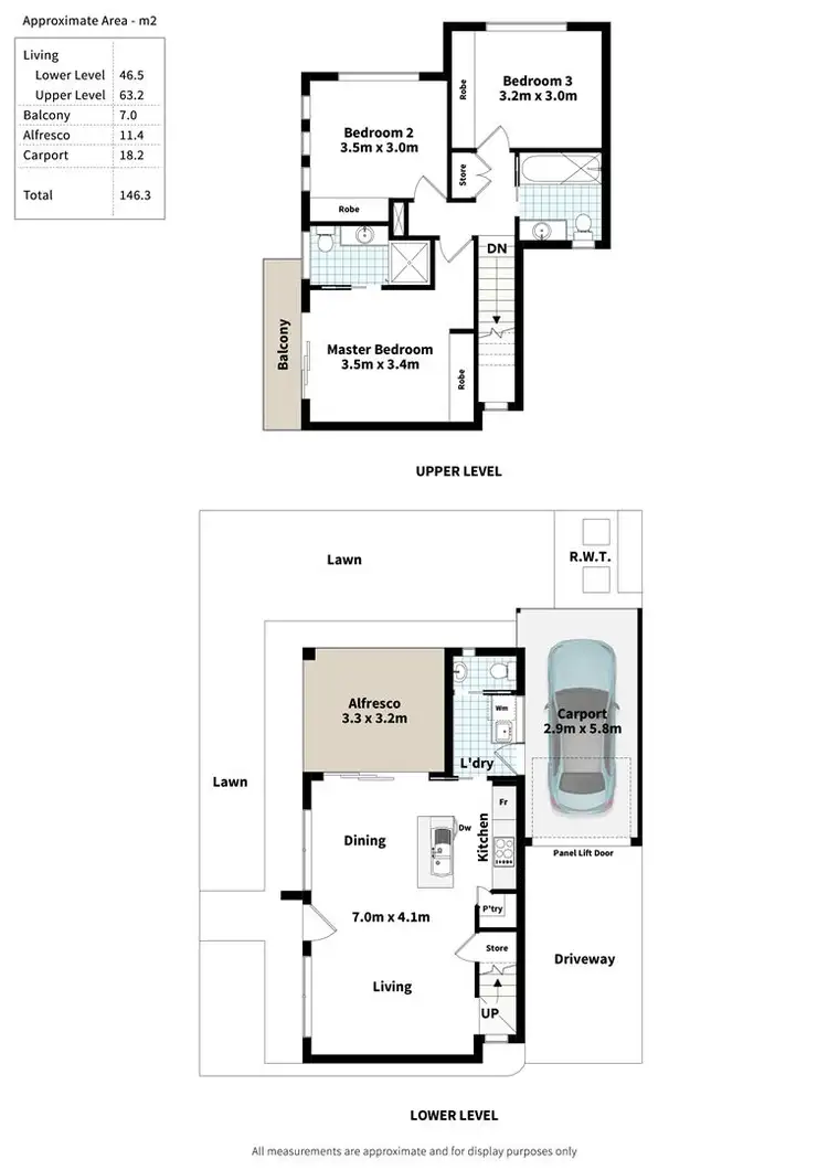 Floorplan of Homely townhouse listing, 3-10/3 Torr Street, Christies Beach SA 5165