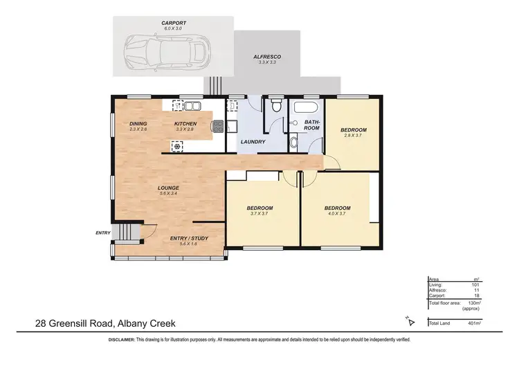 Floorplan of Homely house listing, 28 Greensill Road, Albany Creek QLD 4035