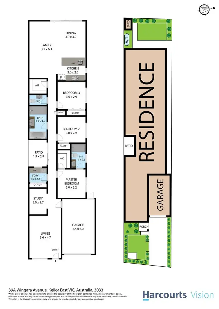 Floorplan of Homely house listing, 39a Wingara Avenue, Keilor East VIC 3033