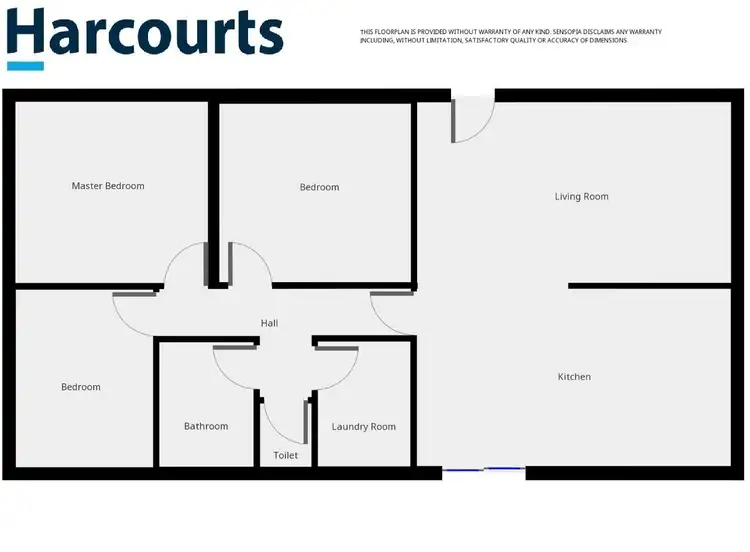 Floorplan of Homely house listing, 53 Wallace Street, Apsley VIC 3319