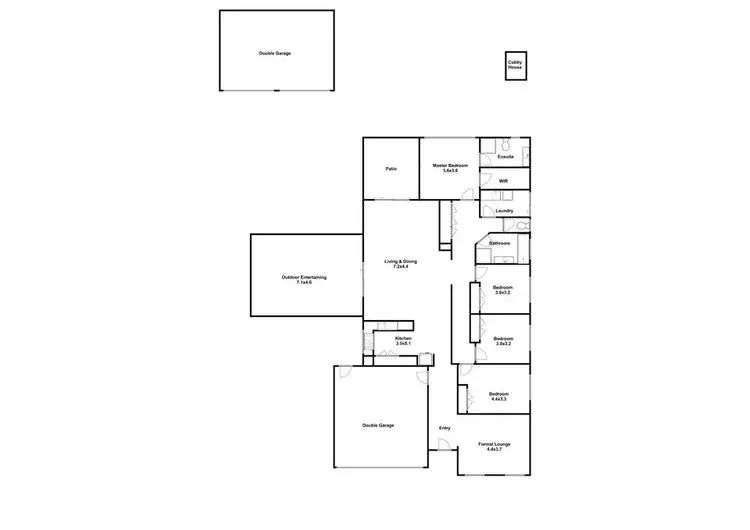 Floorplan of Homely house listing, 3-5 Mernda Ave, Euroa VIC 3666