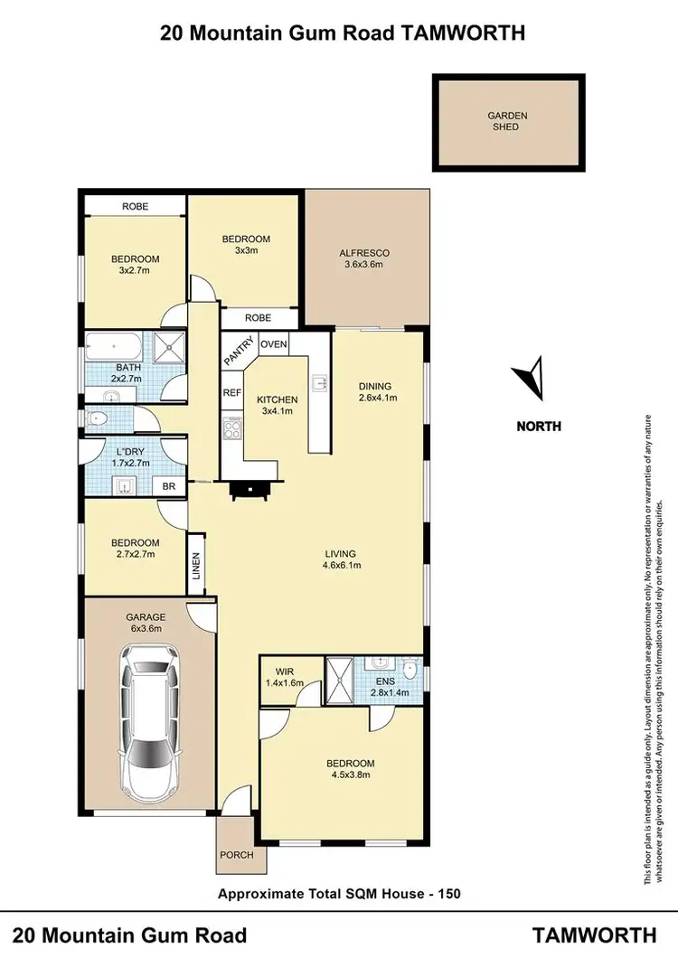 Floorplan of Homely house listing, 20 Mountain Gum Road, Tamworth NSW 2340