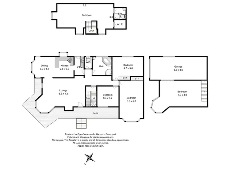 Floorplan of Homely house listing, 2 Coomera Crescent, Miandetta TAS 7310