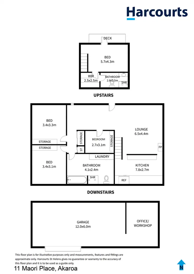 Floorplan of Homely house listing, 11 Maori Place, Akaroa TAS 7216