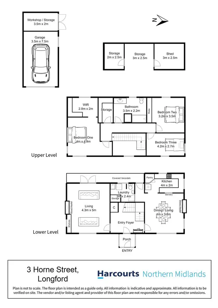 Floorplan of Homely house listing, 3 Horne Street, Longford TAS 7301