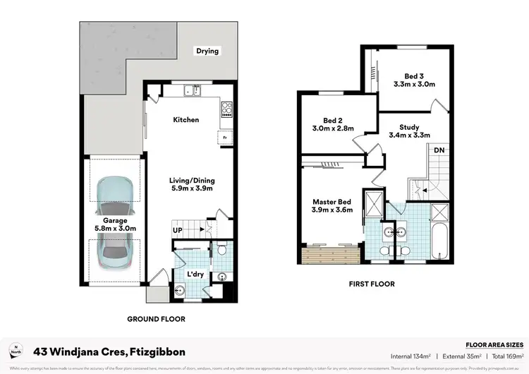 Floorplan of Homely house listing, 43 Windjana Crescent, Fitzgibbon QLD 4018