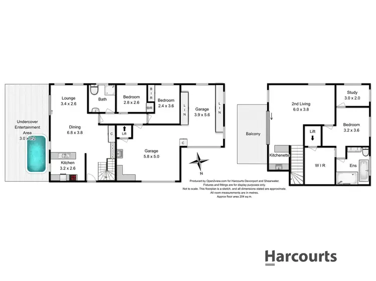 Floorplan of Homely townhouse listing, 5/109-111 Shearwater Boulevard, Shearwater TAS 7307