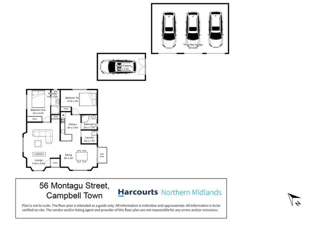 Floorplan of Homely house listing, 56 Montagu Street, Campbell Town TAS 7210