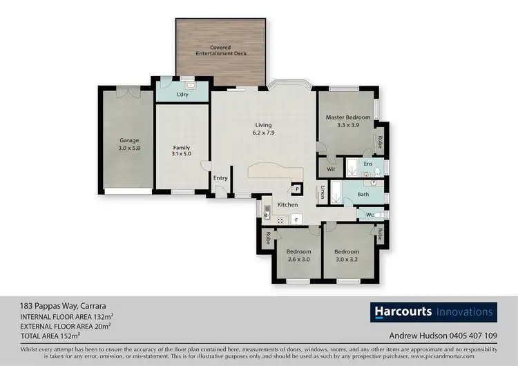 Floorplan of Homely house listing, 183 Pappas Way, Carrara QLD 4211