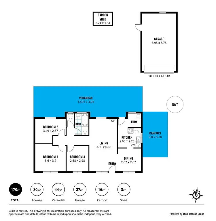Floorplan of Homely house listing, 2 Julie Street, Aberfoyle Park SA 5159