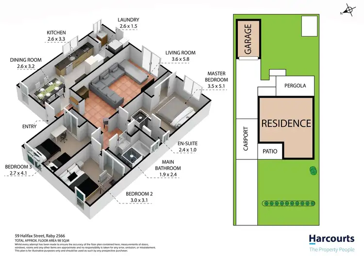 Floorplan of Homely house listing, 59 Halifax Street, Raby NSW 2566