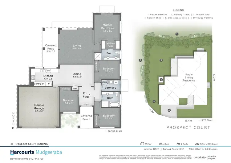 Floorplan of Homely house listing, 43 Prospect Court, Robina QLD 4226