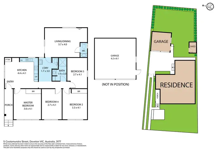 Floorplan of Homely house listing, 5 Cootamundra Street, Doveton VIC 3177