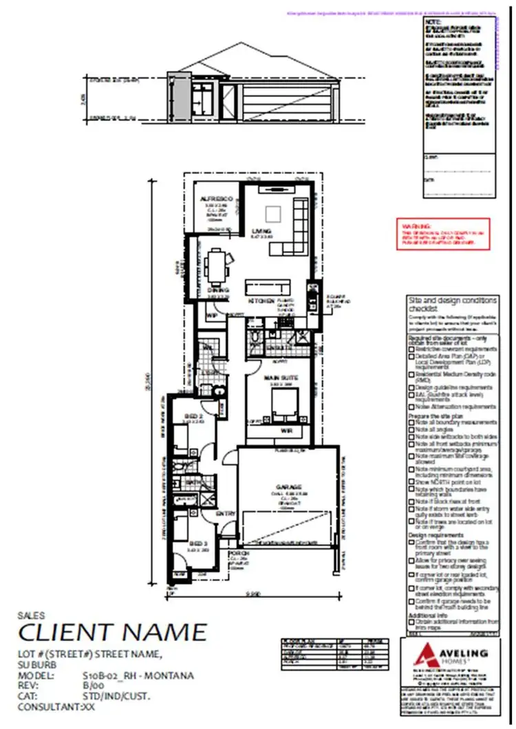 Floorplan of Homely land listing, Pro Lot 3/20 Mulwarrie Circle, Wanneroo WA 6065