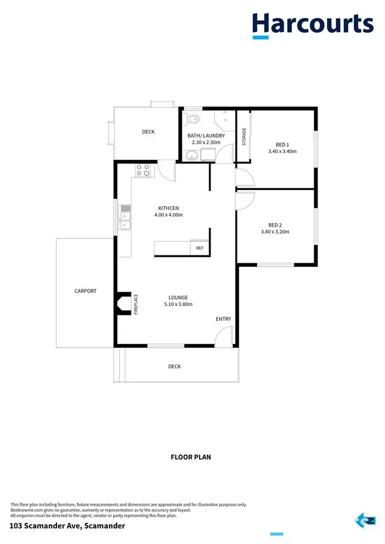 Floorplan of Homely house listing, 103 Scamander Ave, Scamander TAS 7215