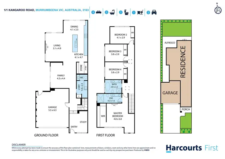 Floorplan of Homely house listing, 1/1 Kangaroo Road, Murrumbeena VIC 3163
