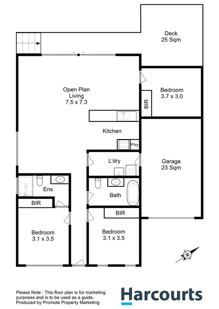 Floorplan of Homely villa listing, 4/3 Lenna Street, Rose Bay TAS 7015