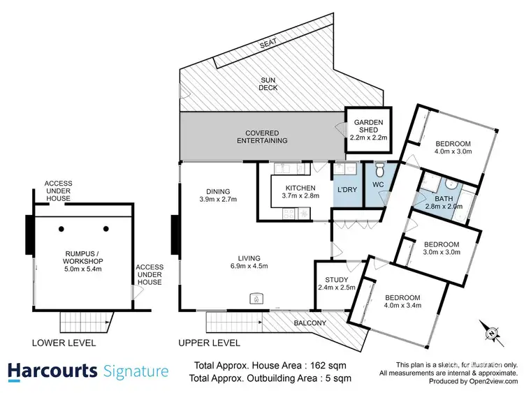Floorplan of Homely house listing, 107 Malunna Road, Lindisfarne TAS 7015