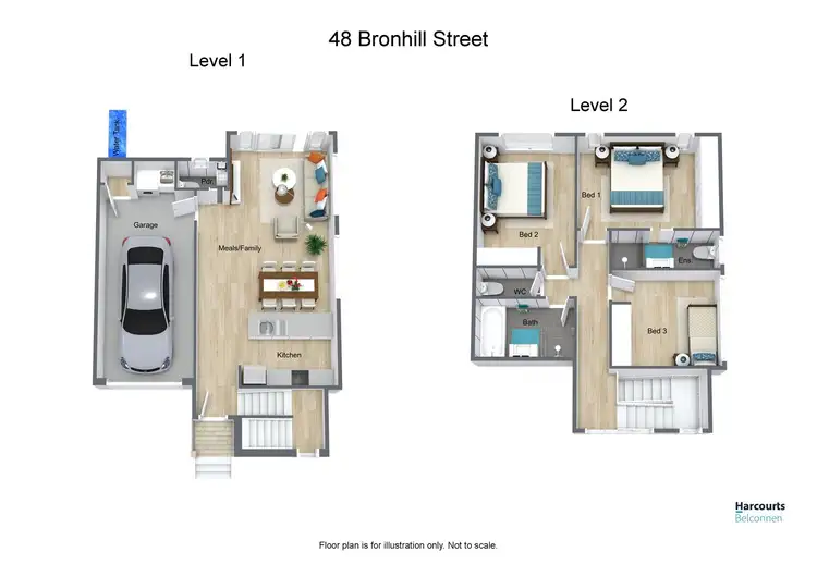 Floorplan of Homely house listing, 48 Bronhill Street, Moncrieff ACT 2914