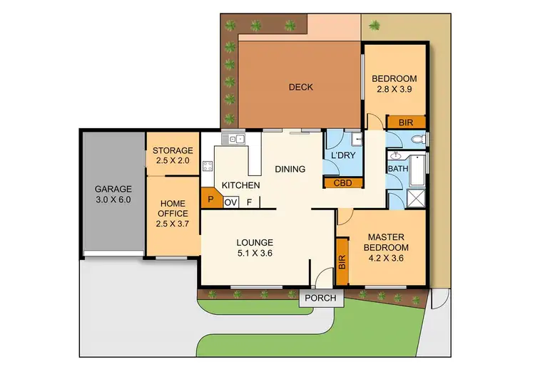 Floorplan of Homely house listing, 1A Marland Road, Boronia VIC 3155