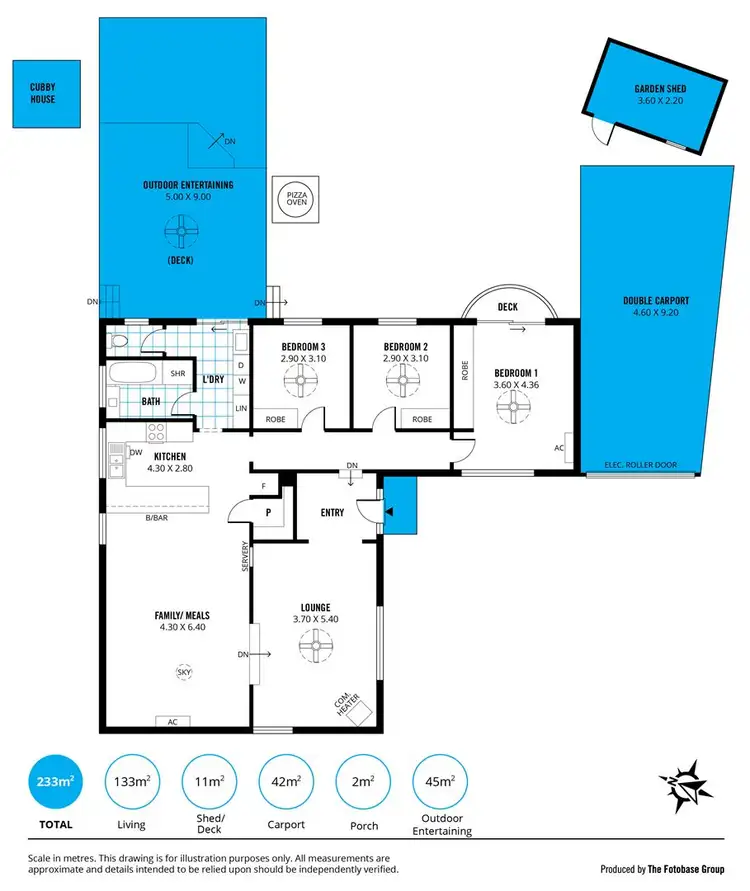 Floorplan of Homely house listing, 34 Calomba Crescent, Happy Valley SA 5159