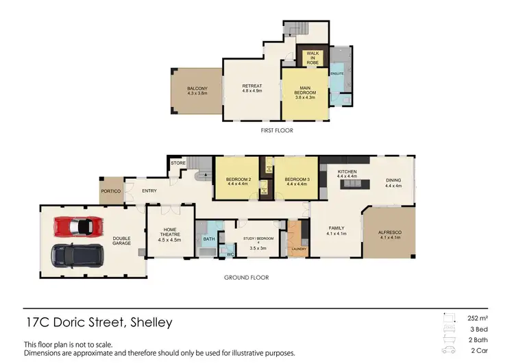 Floorplan of Homely house listing, 17C Doric Place, Shelley WA 6148