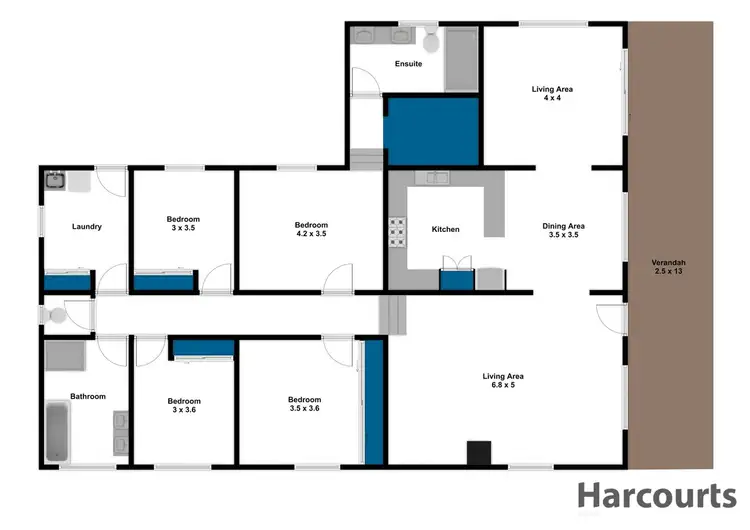 Floorplan of Homely rural property listing, 132 Otooles Road, Wild Dog Valley VIC 3953