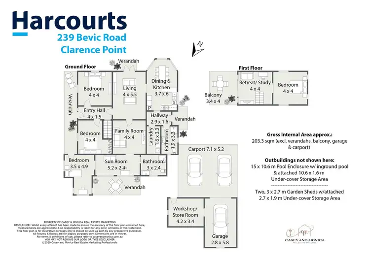Floorplan of Homely house listing, 239 Bevic Road, Clarence Point TAS 7270