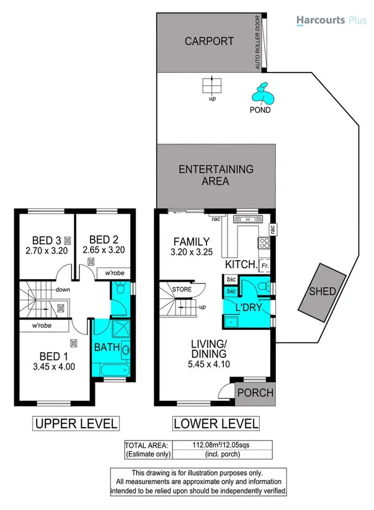 Floorplan of Homely townhouse listing, 4/98 Woodend Road, Trott Park SA 5158
