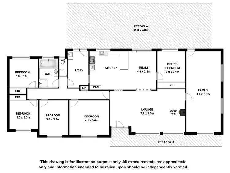 Floorplan of Homely house listing, 20 Bell Ave, Tintinara SA 5266