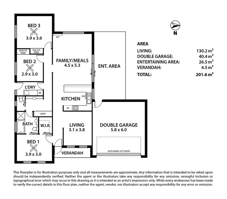Floorplan of Homely townhouse listing, 4A Spicer Street, Lameroo SA 5302