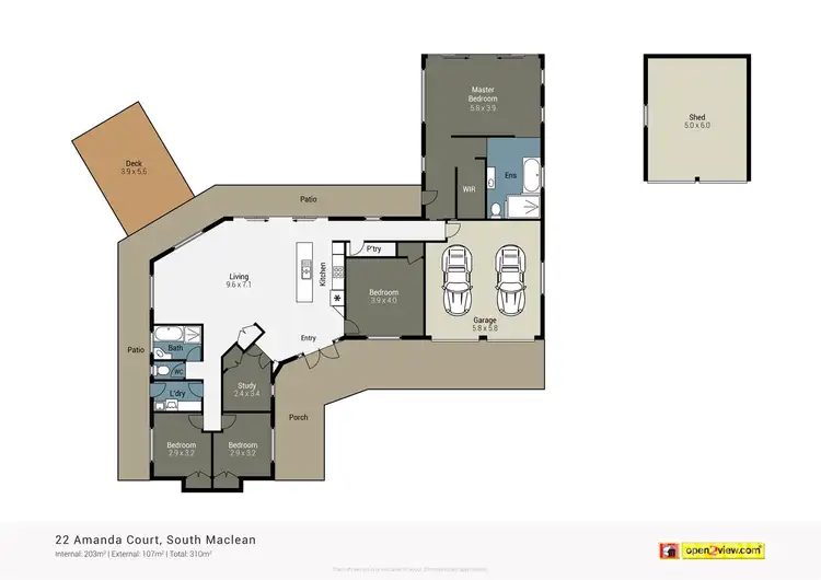 Floorplan of Homely house listing, 22 Amanda Court, South Maclean QLD 4280