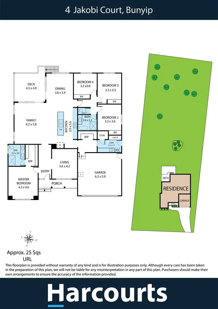 Floorplan of Homely house listing, 4 Jakobi Court, Bunyip VIC 3815