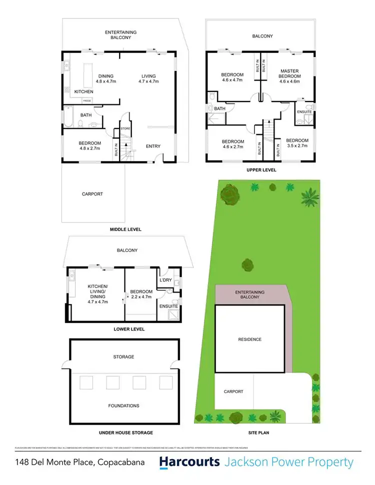 Floorplan of Homely house listing, 148 Del Monte Place, Copacabana NSW 2251