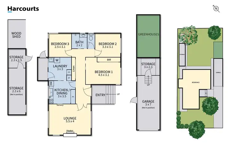 Floorplan of Homely house listing, 23 Edinburgh Street, Kings Meadows TAS 7249