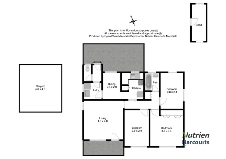 Floorplan of Homely house listing, 11 Hunter Street, Mansfield VIC 3722