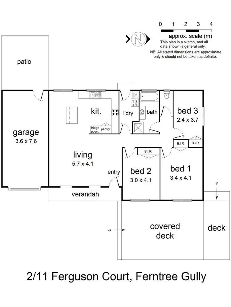 Floorplan of Homely unit listing, 2/11 Ferguson Court, Ferntree Gully VIC 3156