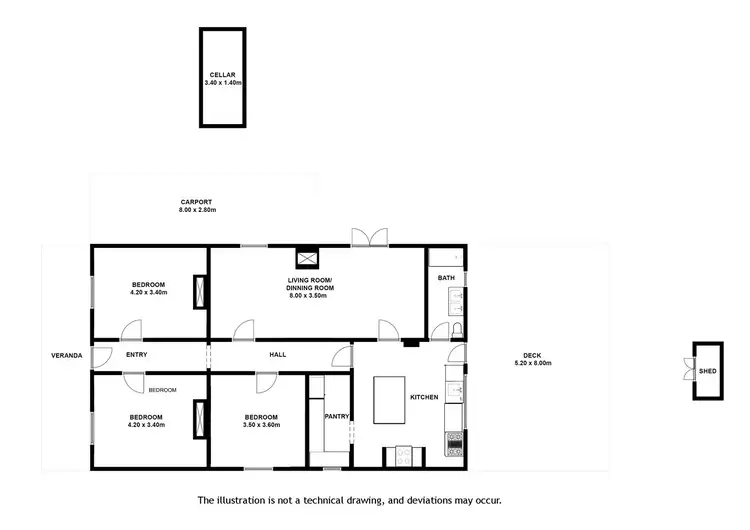 Floorplan of Homely house listing, 47 Alfred Street, Parkside SA 5063